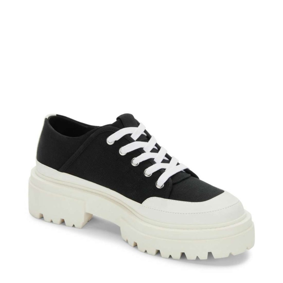 Sneakers * | Flash Sale Stevemadden Avah Black Canvas