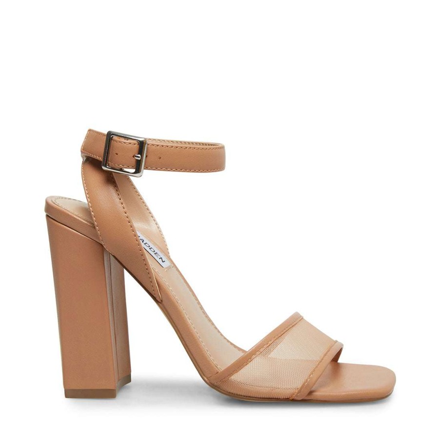 Heels * | Budget Stevemadden Strategy Blush Leather