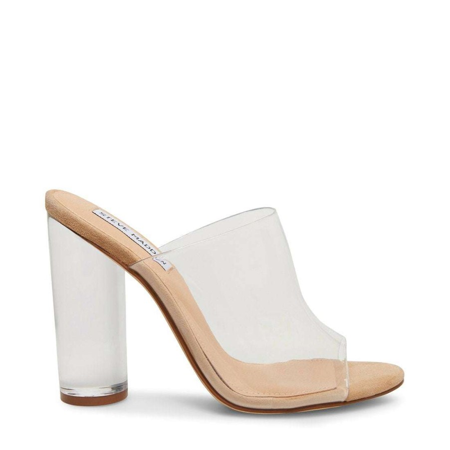 Heels * | Top 10 Stevemadden Classify Clear