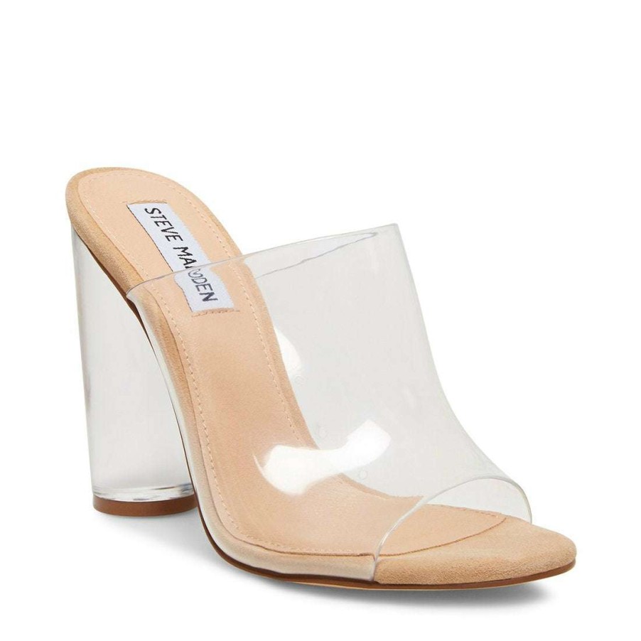 Heels * | Top 10 Stevemadden Classify Clear