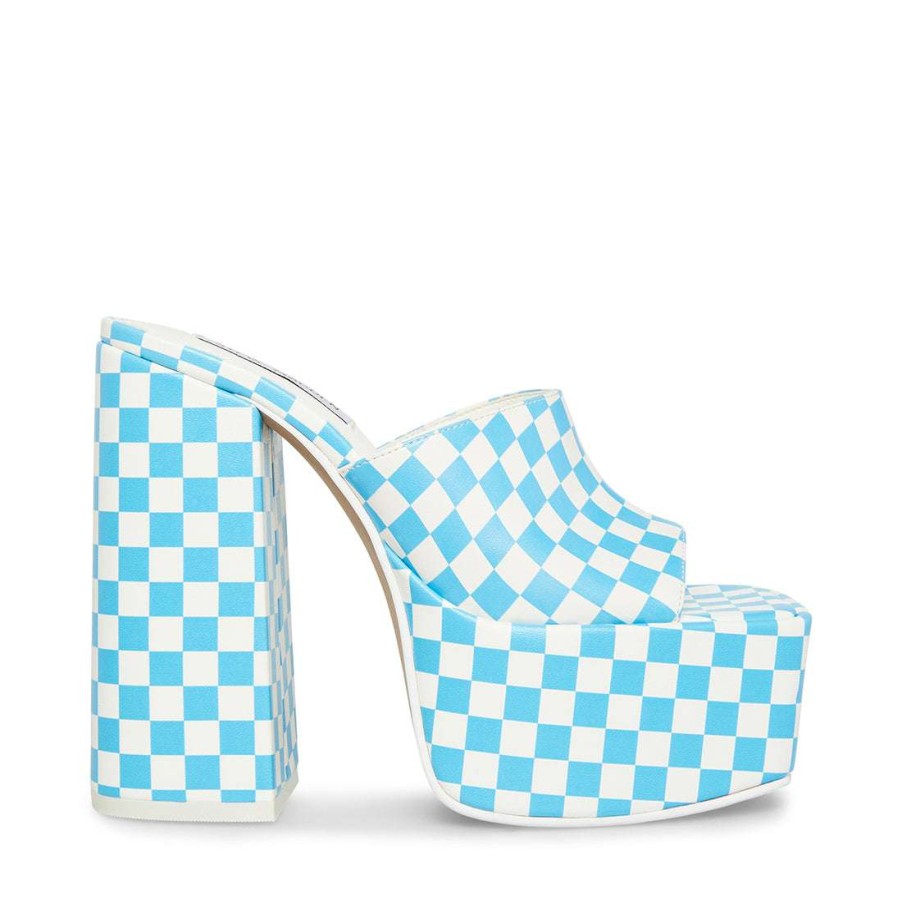 Heels * | Promo Stevemadden Trixie Blue/White