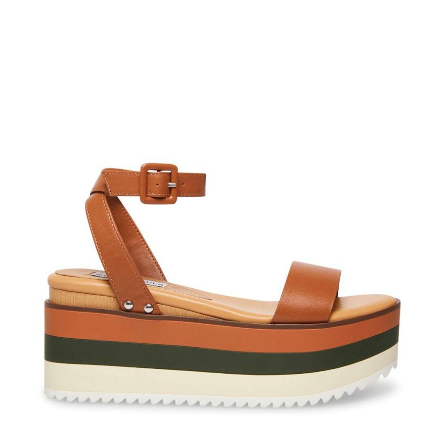 Platforms * | Best Deal Recurate Marco Sm Rebooted Cognac Leather