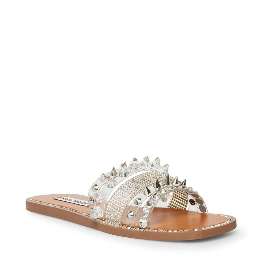 Sandals * | Brand New Stevemadden Leandra Clear