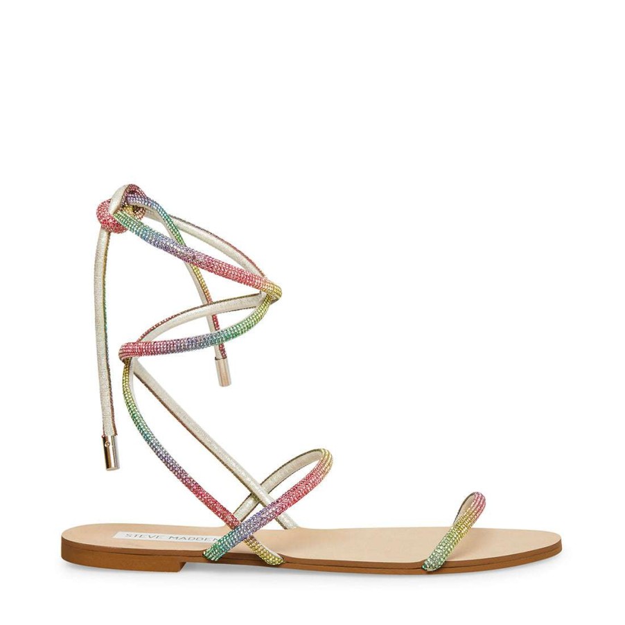 Sandals * | Promo Stevemadden Twirl-R Rainbow Multi