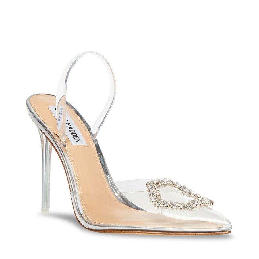 Heels * | Buy Stevemadden Vionnet Clear