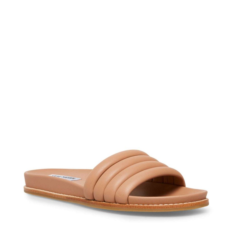 Sandals * | Best Deal Stevemadden Drips Tan Nude