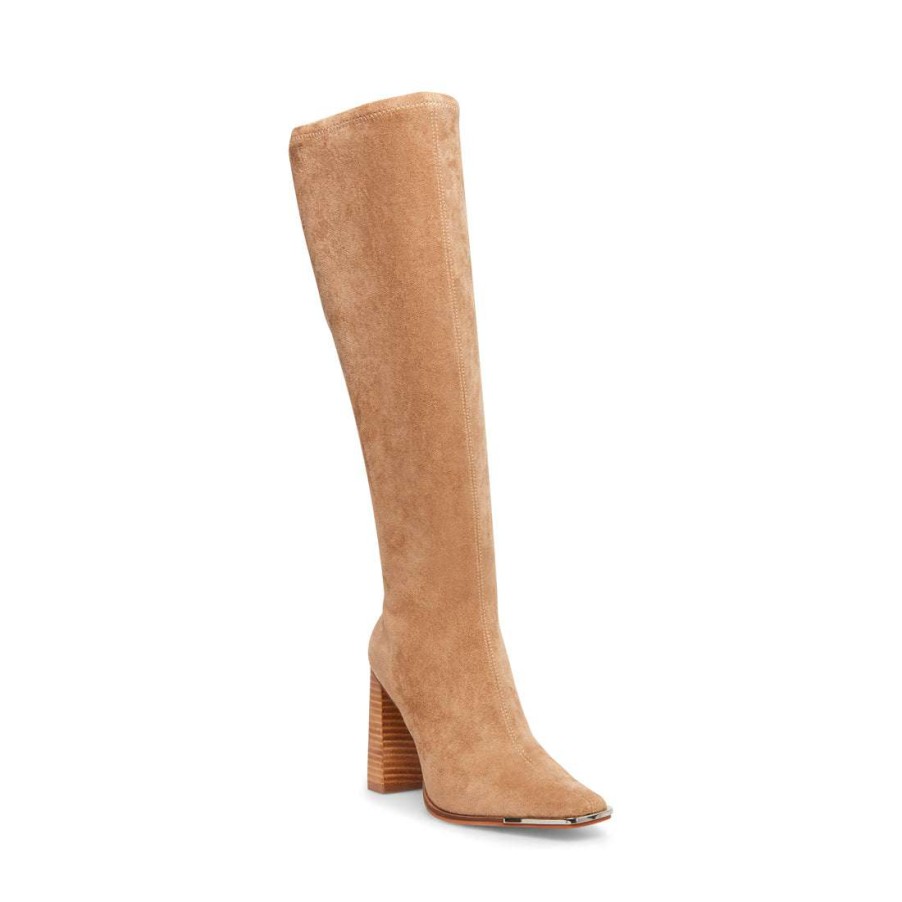 Boots * | Flash Sale Stevemadden Fedora Taupe