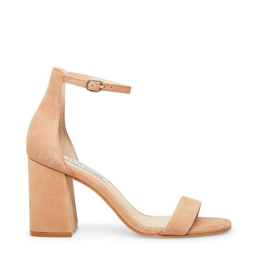 Heels * | Promo Stevemadden Gracelynn Camel Nubuck