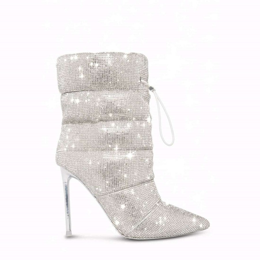 Booties * | Budget Stevemadden Cloak-R Rhinestones