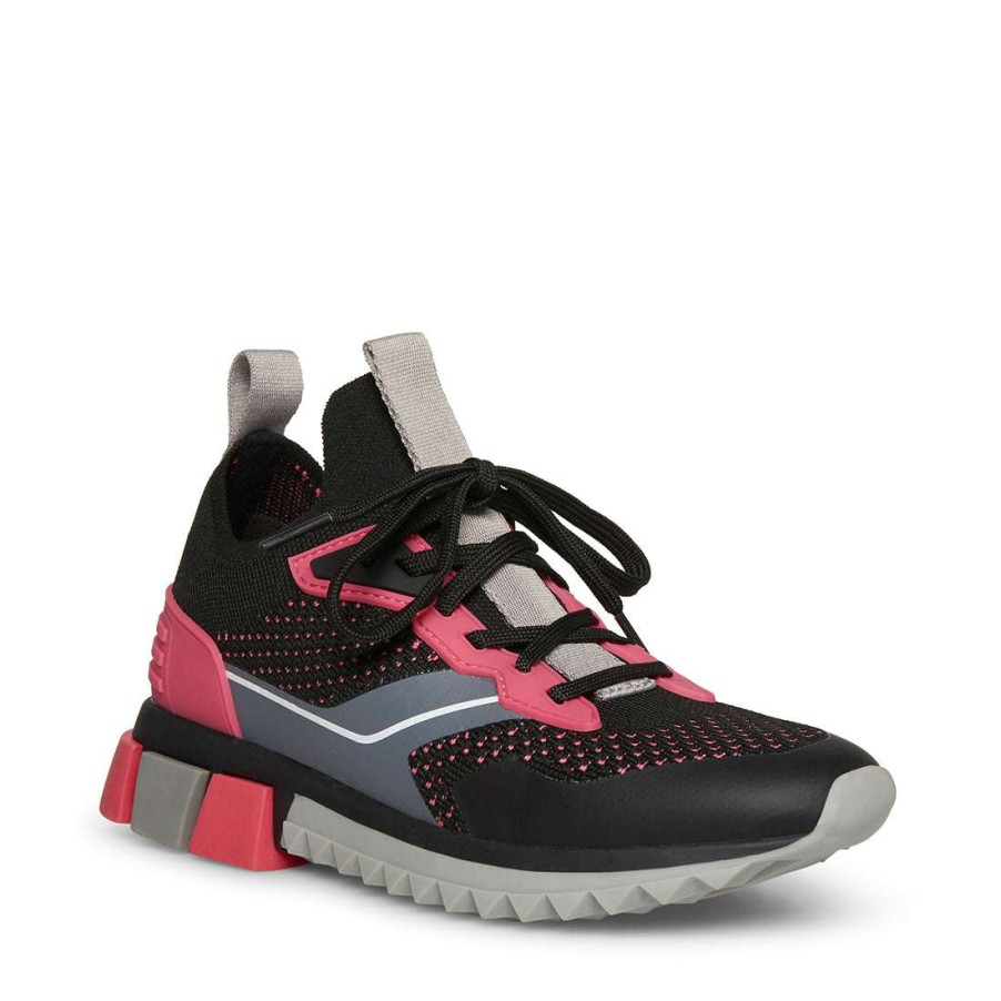 Sneakers * | Deals Stevemadden Dribble Black Multi