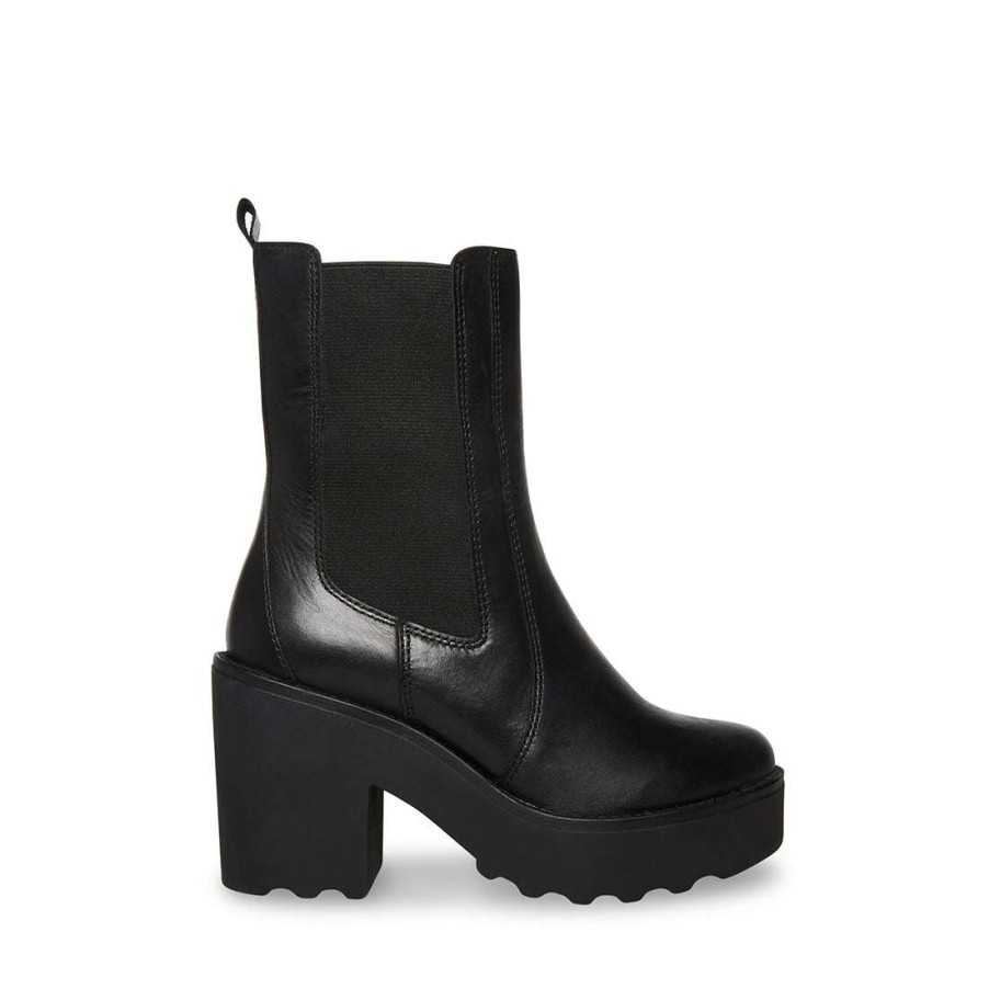 Platforms * | Best Reviews Of Stevemadden Andara Black Leather