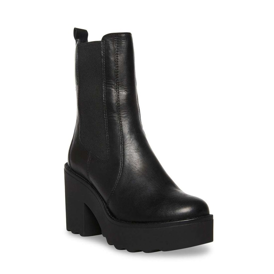 Platforms * | Best Reviews Of Stevemadden Andara Black Leather